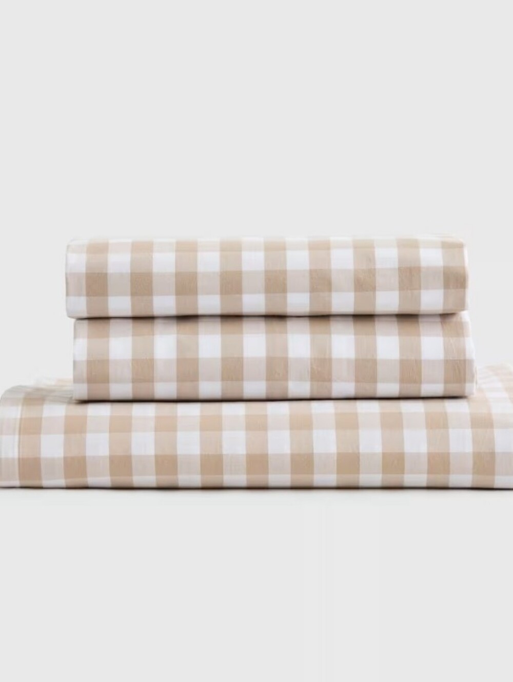 Quince Crisp Organic Percale Fitted Sheet Set In Cafe QUEEN NEW